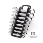 TEKTON 8-Tool Store-and-Go Stubby Wrench Keeper, Low Profile Toolbox Organizer, Black thumbnail 2