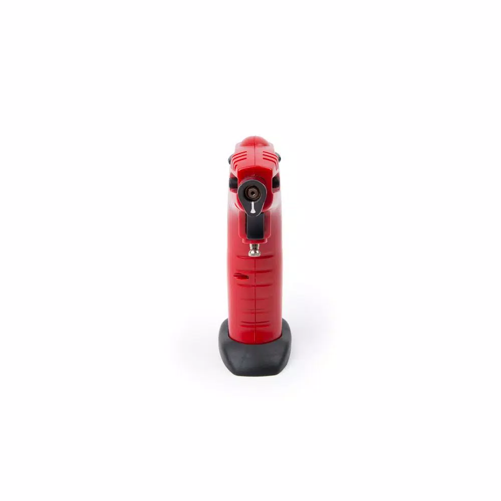 Fox Run Red Mini Creme Brulee Torch - Compact Butane Culinary Kitchen Tool