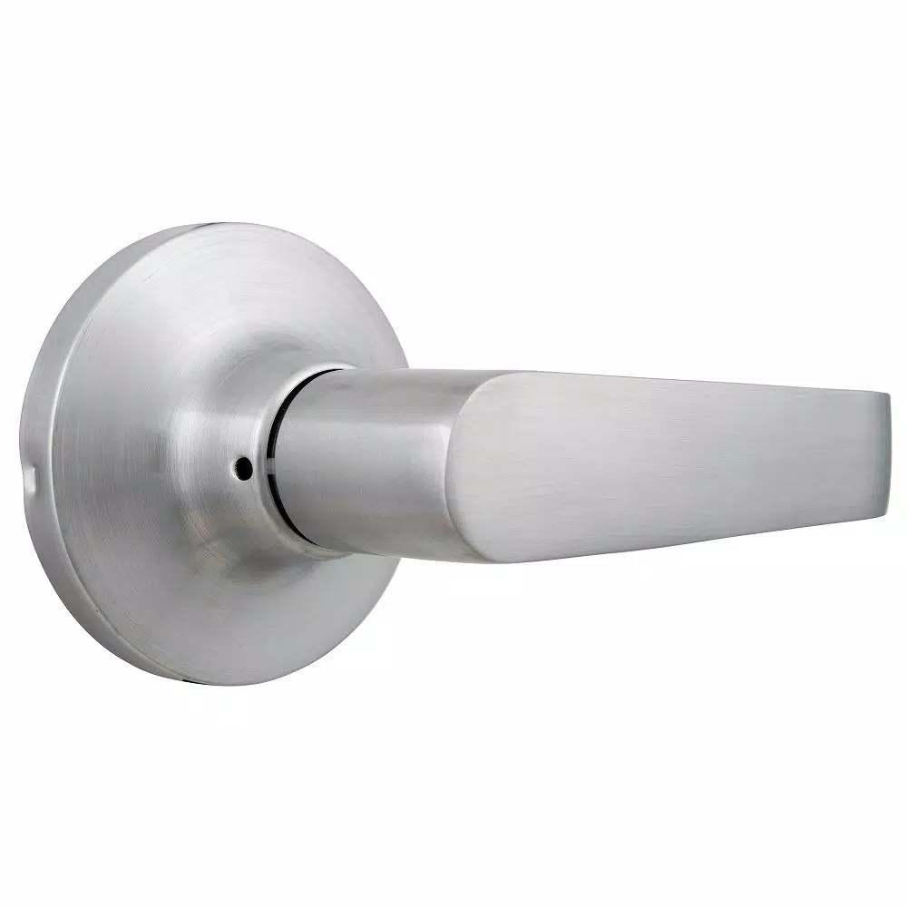 Universal Hardware Satin Chrome Standard Duty Passage Lever, ANSI Grade 2, 2-3/4 in. Hall/Closet Lock
