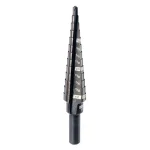 Milwaukee Black Oxide Step Drill Bit, 1/8 in. to 1/2 in., 3-Flat Secure-Grip Shank thumbnail 1
