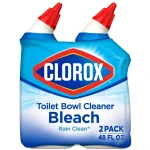 Clorox Toilet Bowl Cleaner with Bleach, Rain Clean Scent, 24 oz (2-Pack) thumbnail 11