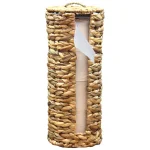Vintiquewise Wicker Water Hyacinth Tall Toilet Paper Holder - Freestanding Storage for 4 Rolls thumbnail 1