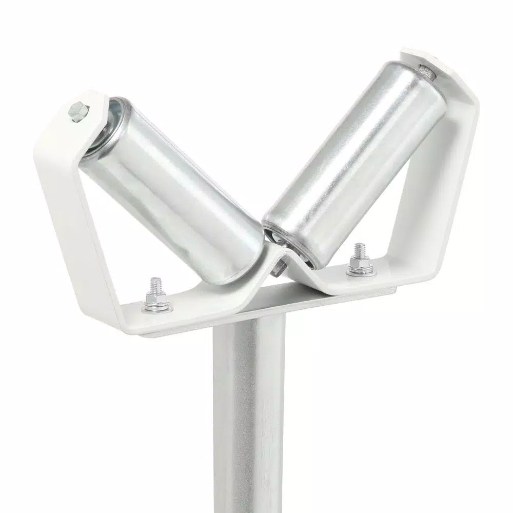 HTC Heavy Duty 22 in. x 32 in. Adjustable V-Roller Pipe Stand, 500 lbs. Capacity