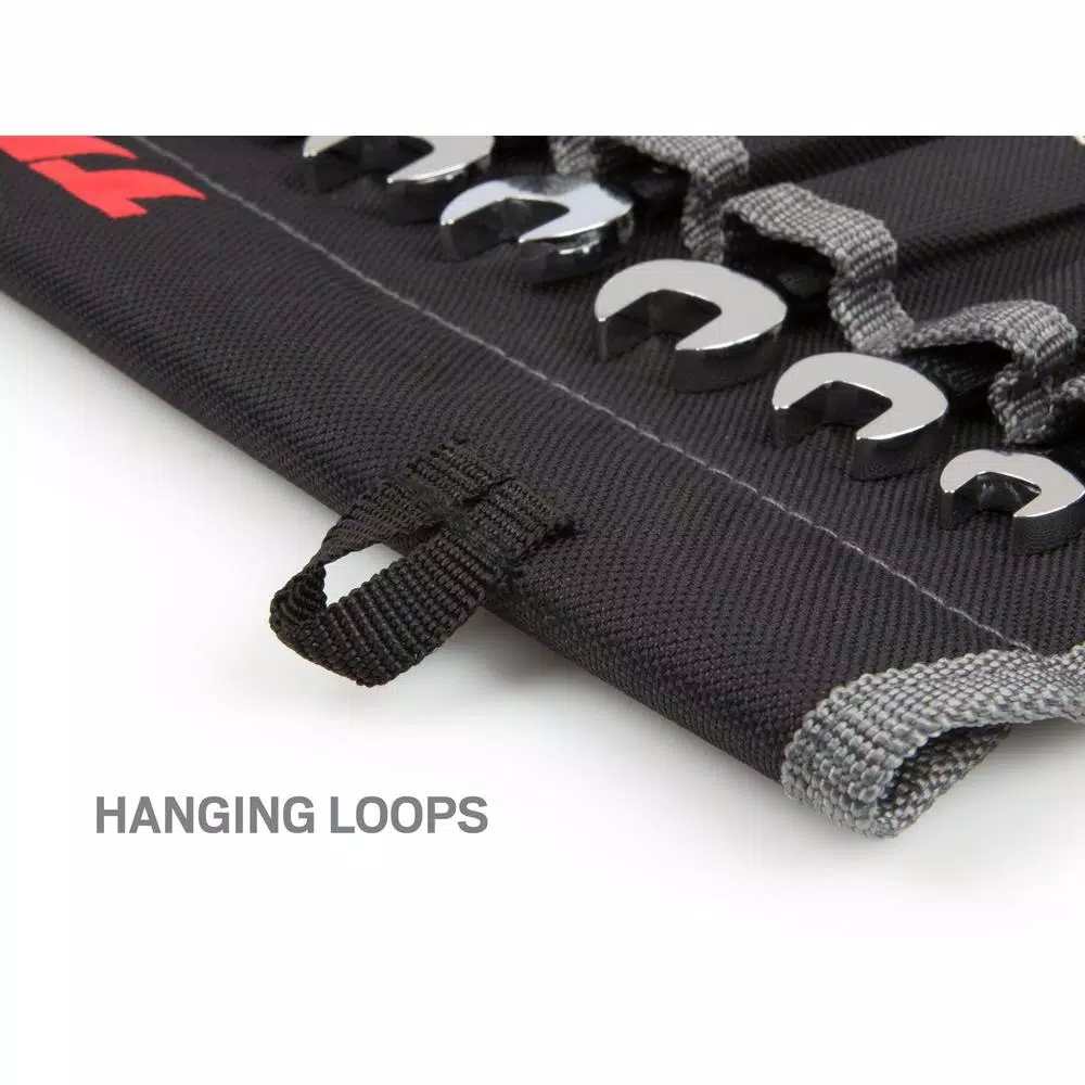 TEKTON 8-Piece Stubby Ratcheting Combination Wrench Set, 5/16 in. to 3/4 in.