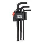 Capri Tools S2 Steel SAE Long Arm Ballpoint Hex Key Wrench Set, 9-Piece thumbnail 1