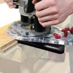 Milescraft Edge and Mortise Guide with 7 Turn Lock Universal Base Plate for Routers thumbnail 4