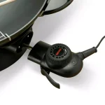 AROMA 5 Qt. Electric Wok with Non-Stick Cast Metal Bowl and Glass Lid thumbnail 2