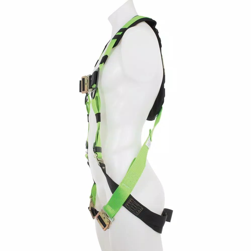 WERNER UpGear H513002 Easy-Wear Safety Harness - Green, One Size