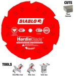 Diablo 10 in. PCD Tipped Fiber Cement Saw Blade for James Hardie thumbnail 6