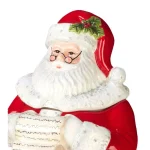 Certified International Holiday Wishes by Susan Winget 3-D Santa Cookie Jar, 12.25 in. thumbnail 2