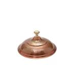 Old Dutch 1 Qt. Round Antique Copper Chafing Dish with Black Iron Stand thumbnail 2
