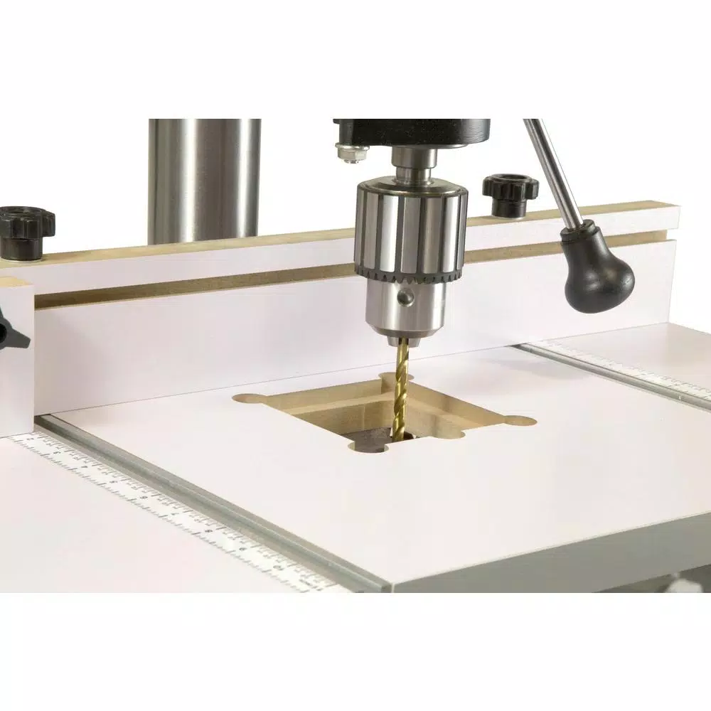WEN 24 in. x 12 in. Drill Press Table with Adjustable Fence and Stop Block