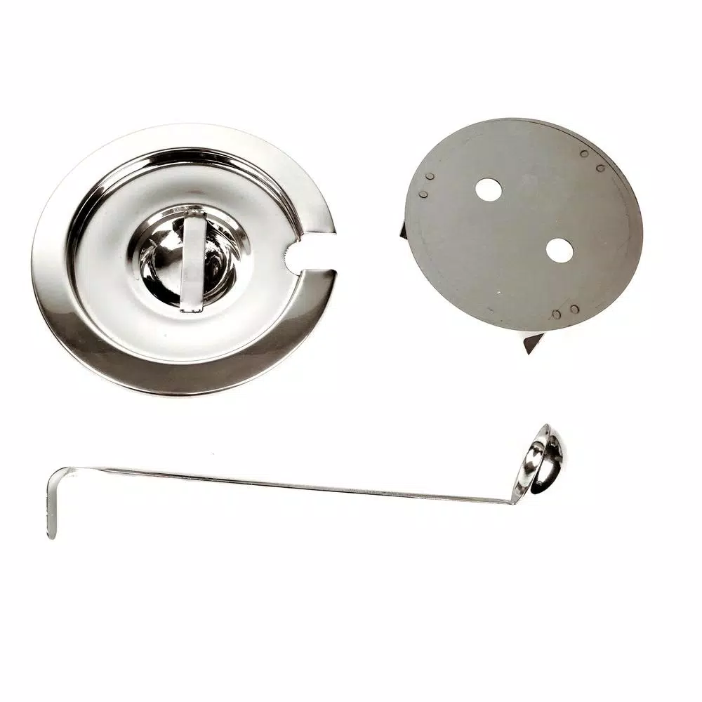 Paragon Pro-Style 6 L Dual Ladle Warmer with 2 Stainless Steel Crocks and Lids