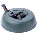 Unbranded Automatic Green Plastic Foot Pedal Christmas Tree Stand with Water Level Indicator thumbnail 1