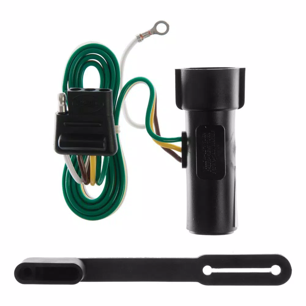 CURT Custom Vehicle-Trailer Wiring Harness, 4-Way Flat Output for Ford Bronco, F-150, F-250, F-350
