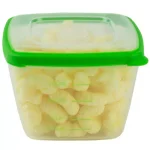 Home Basics 8-Piece Nesting Plastic Food Storage Container Set with Multi-Color Snap-On Lids thumbnail 6