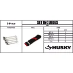 Husky 5-Piece Large SAE Flex Head Ratcheting Wrench Set thumbnail 9