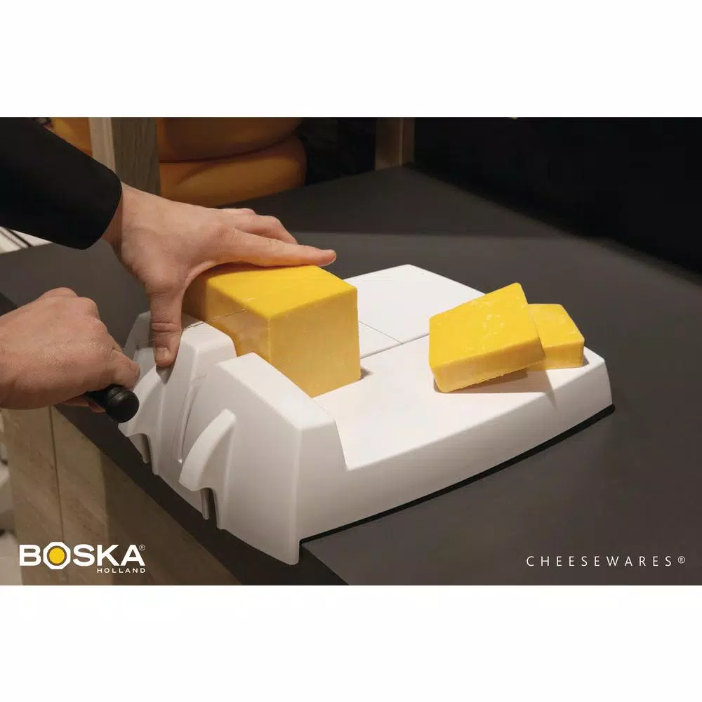 Boska Cheese Commander Pro Wire Cheese Cutter Board - Professional Compact Slicer