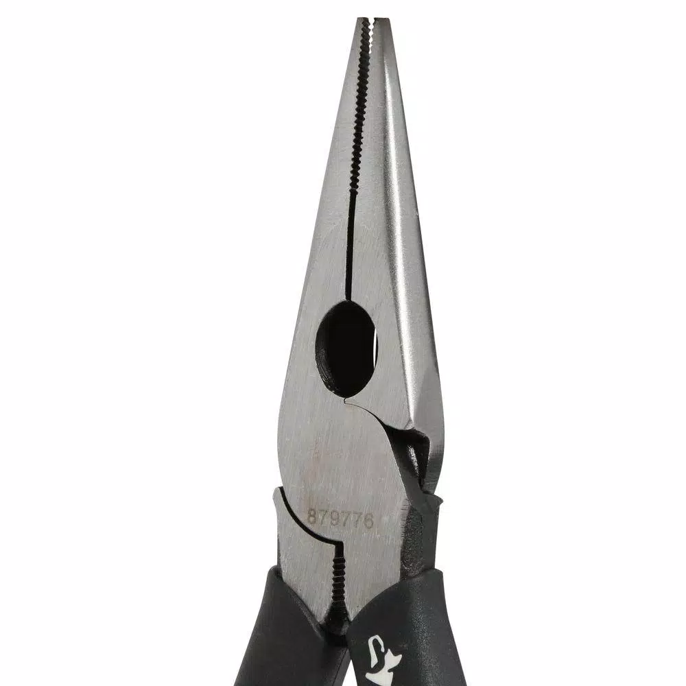 Husky 6 in. High Leverage Long Nose Pliers