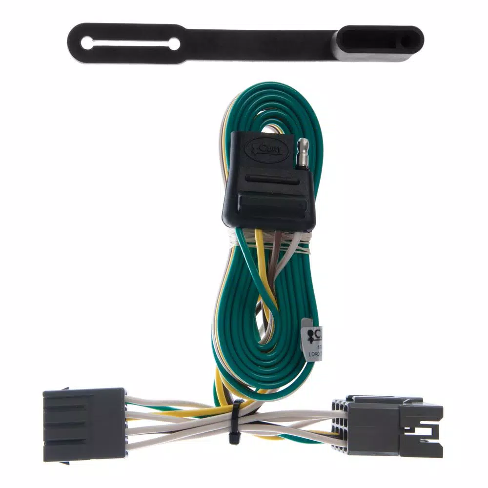 CURT Custom Vehicle-Trailer Wiring Harness for Ford Explorer & Mazda Navajo, 4-Way Flat, Quick T-Connector