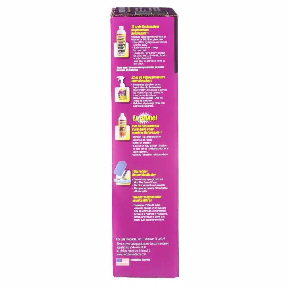 Rejuvenate Floor Renewer System, 16 oz. Liquid Floor Restorer and Protector