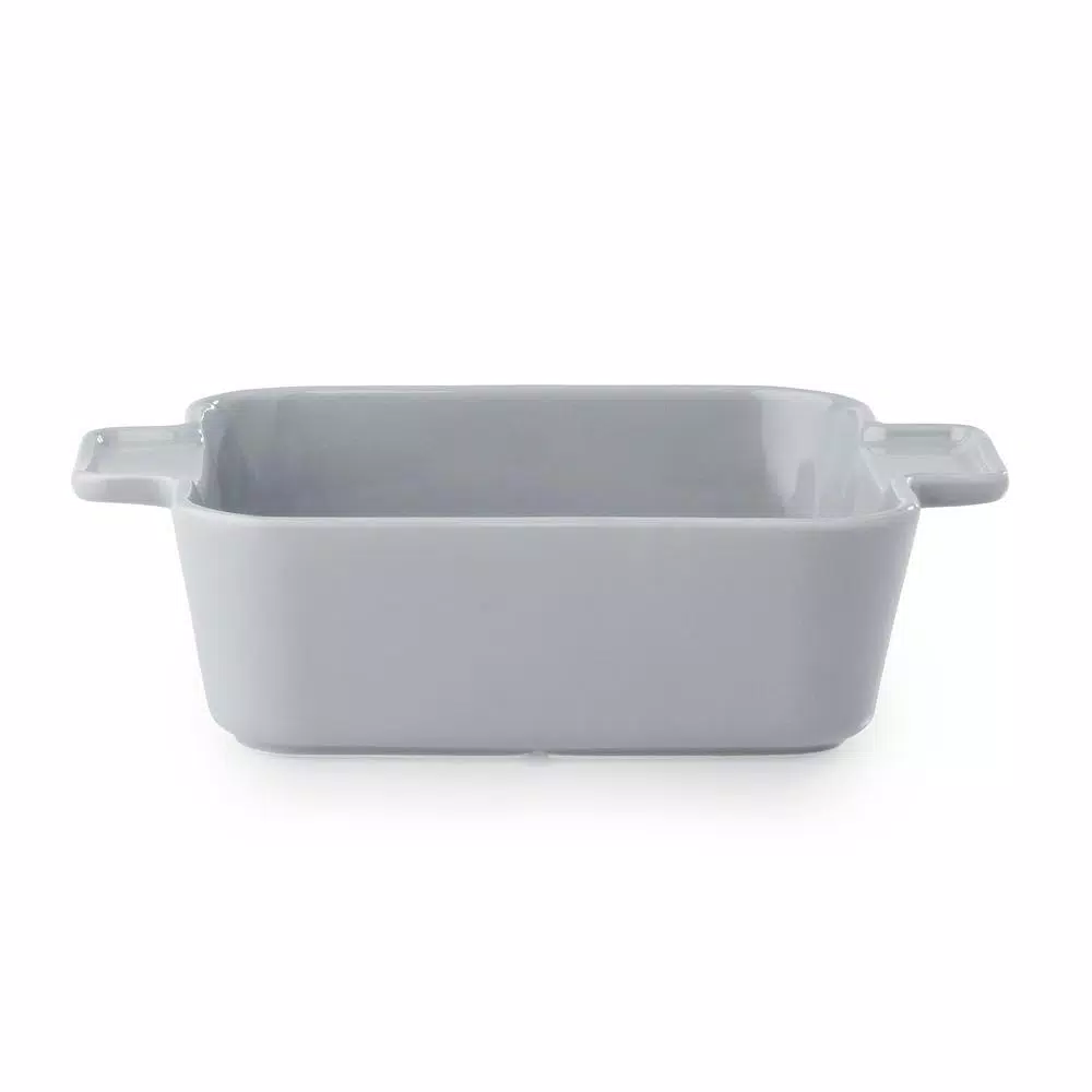 CorningWare 2 Qt. Square Stoneware Baker, 8 in. x 8 in., Ash Gray
