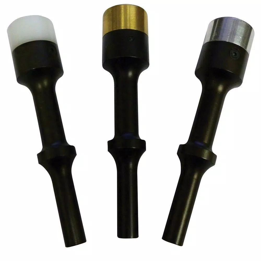 VIM Tools 3-Piece Non-Sparking Soft Tip Hammer Set - Aluminum, Brass, and Nylon