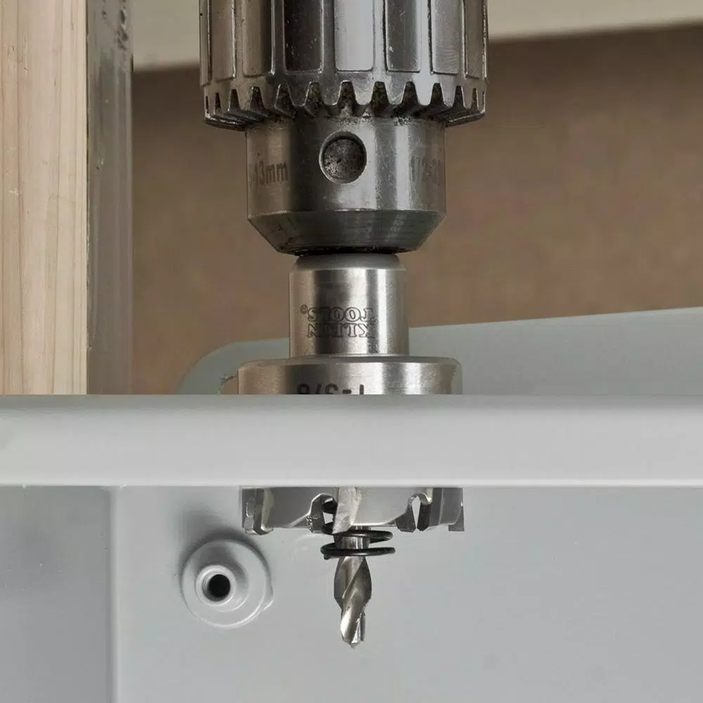 Klein Tools 1-3/8 in. Carbide Hole Cutter with Arbor and Pilot Bit