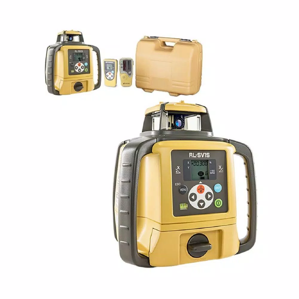Topcon RL-SV1S Single Grade Rotary Laser Level with LS-80L Receiver Kit