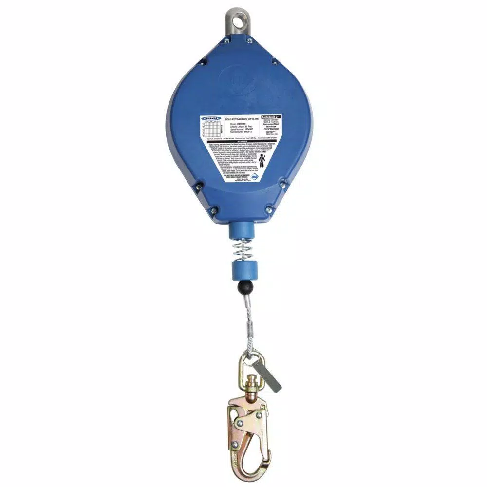 Werner AutoCoil 2 60 ft. Steel Cable Self Retracting Lifeline
