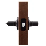 Copper Creek Zane Contemporary Black Privacy Lever Door Handle, Interior Residential Hardware thumbnail 3