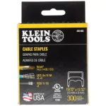 Klein Tools Cable Stapler with 300-Pack Insulated Staples for Voice, Data, Video, and NM (Romex) Cable thumbnail 13