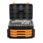 GearWrench 243-Piece 12-Point Mechanics Tool Set with 3-Drawer Storage Box thumbnail 3