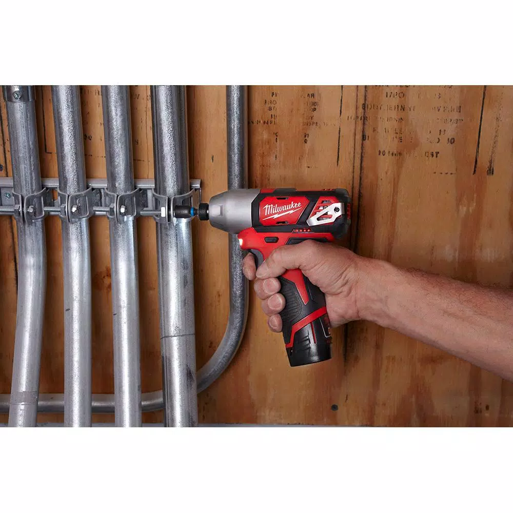Milwaukee M12 12V Lithium-Ion Cordless 1/4 in. Hex Impact Driver (Tool Only)