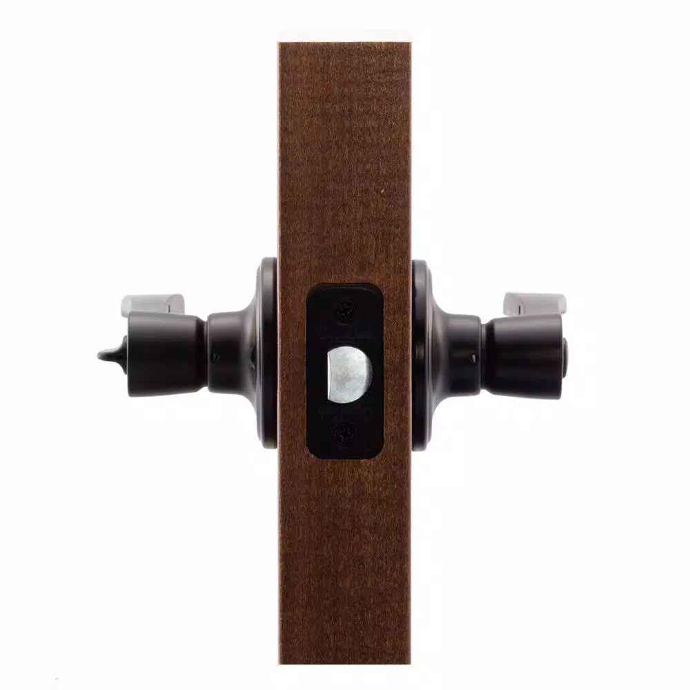 Copper Creek Scandinavian Kash Black Privacy Lever - Modern Interior Bed/Bath Door Handle