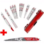 Milwaukee SAWZALL Reciprocating Saw Blade Set, 14-Piece with 9 in. AX Carbide Demo Blade thumbnail 1