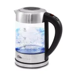 Elite Platinum 7.2-Cup Programmable Glass Electric Kettle, Stainless Steel thumbnail 1