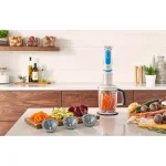 Braun MultiQuick 21-Speed White Spiralizer and Hand Blender Set with 5-Cup Chopper and Blender thumbnail 7