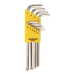 Bondhus 10-Piece SAE Ball End Long Arm L-Wrench Set with BriteGuard Finish thumbnail 1