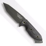 Camillus 7.75 in. Tanto Fixed Blade Knife with Carbonitride Titanium Coating and Micarta Handle thumbnail 2