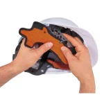 Ergodyne Skullerz 8984 Orange Hard Hat Replacement Sweatband, 3-Pack thumbnail 2
