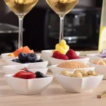 MALACASA 2.5-Inch White Porcelain Ramekins Set of 16, Ceramic Souffle Dishes and Serving Bowls thumbnail 7