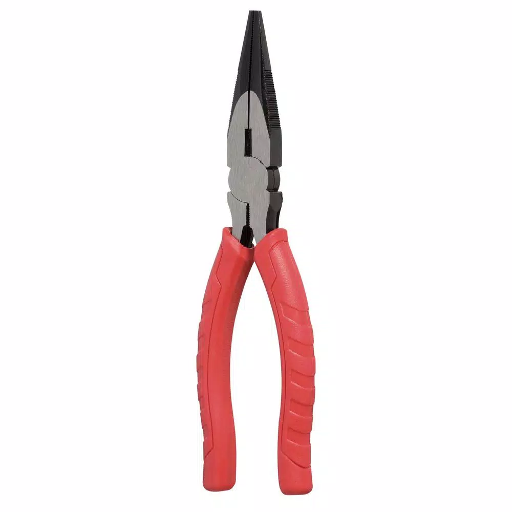 Milwaukee 3-Piece Pliers Set: 6-in-1 Wire Strippers, High Leverage Lineman's, and Long Nose Pliers