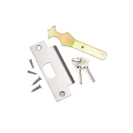 Taco Grade 1 Heavy Duty Cylindrical Keyed Entry Door Knob, Satin Stainless Steel thumbnail 3