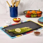 Basic Essentials 18 in. Cast Iron Rectangular Double Reversible Grill and Griddle, Pre-Seasoned Non-Stick thumbnail 7