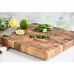 Ironwood Gourmet Acacia Wood Square End Grain Chef's Cutting Board thumbnail 5