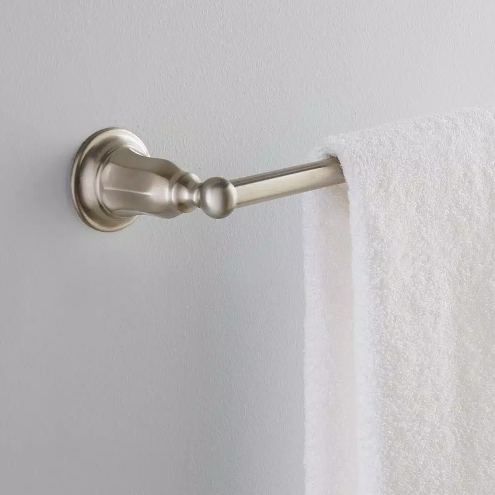 KOHLER Kelston 24 in. Single Towel Bar - Vibrant Brushed Nickel
