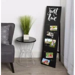 Kate and Laurel Erikson 48 in. Black Collage Picture Frame with Easel and Binder Clips thumbnail 5