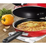 Cuisinart Chef's Classic 2-Piece 10 in. Aluminum Nonstick Frittata Pan Set, Red thumbnail 6