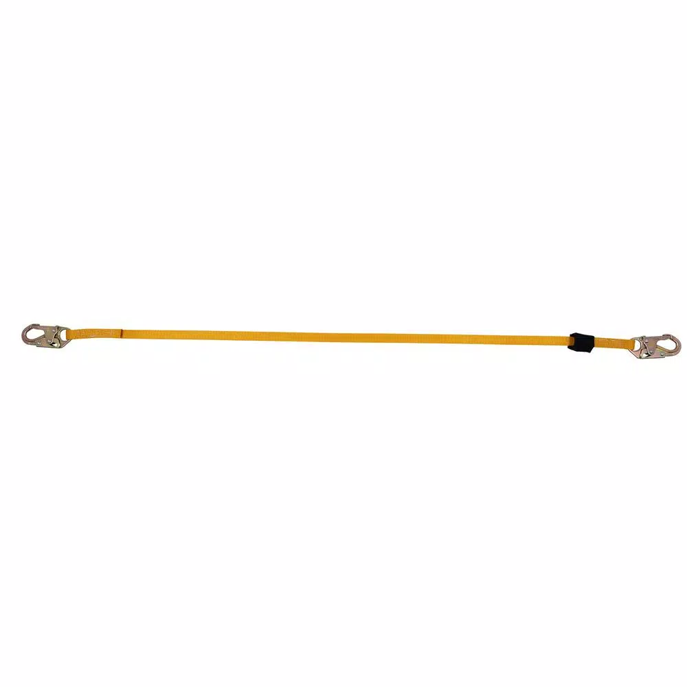 WERNER Upgear 6 ft. Web Positioning Lanyard with 2 Steel Double Locking Snap Hooks